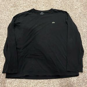 Black Lacoste Long Sleeve T-shirt